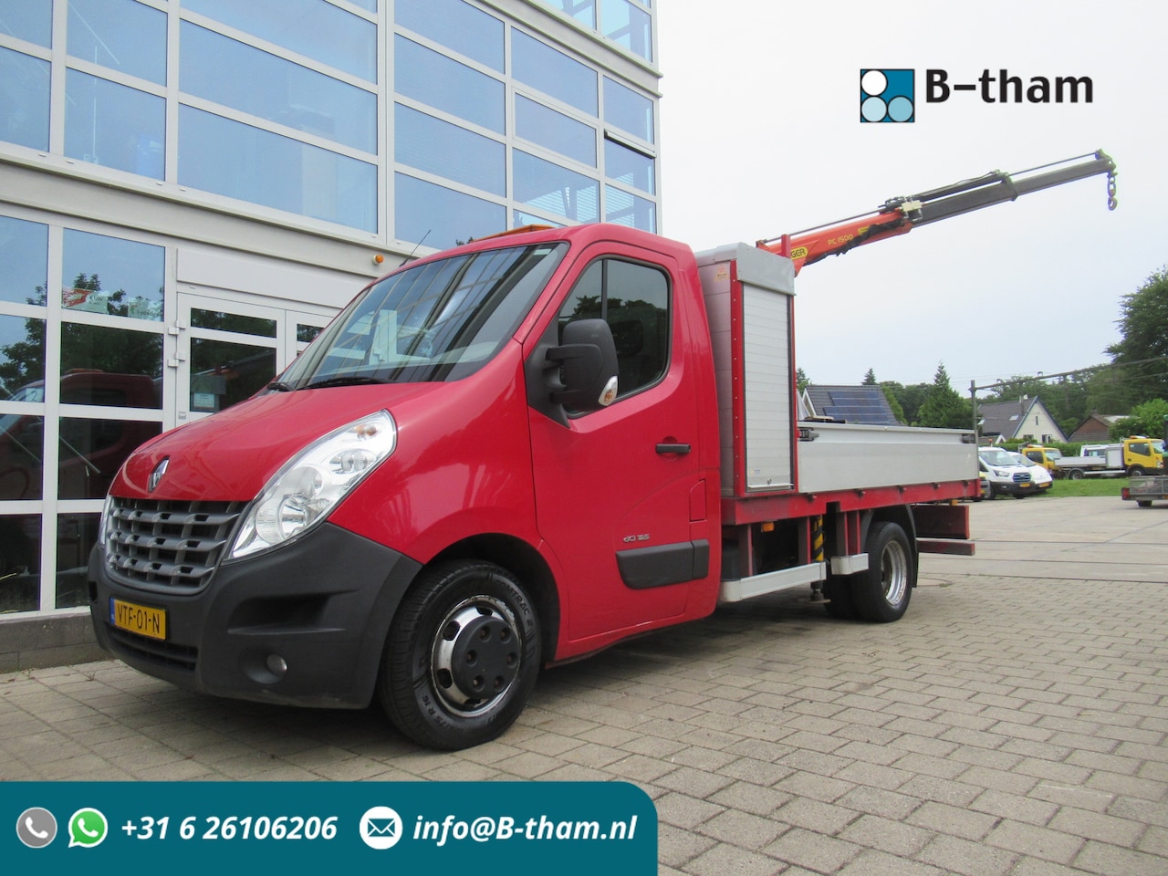 Renault Master - Trucks R4500 DCi 125 + Palfinger PC1500 Kraan Crane - AutoWereld.nl