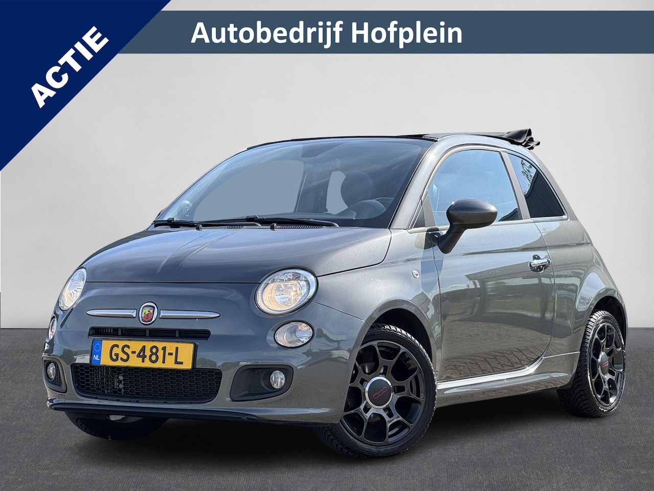 Fiat 500 C - 0.9 TwinAir Turbo 500S | Consignatie!! | Abarth look   Nieuwe APK ! |Airco | AUX | Elektri - AutoWereld.nl