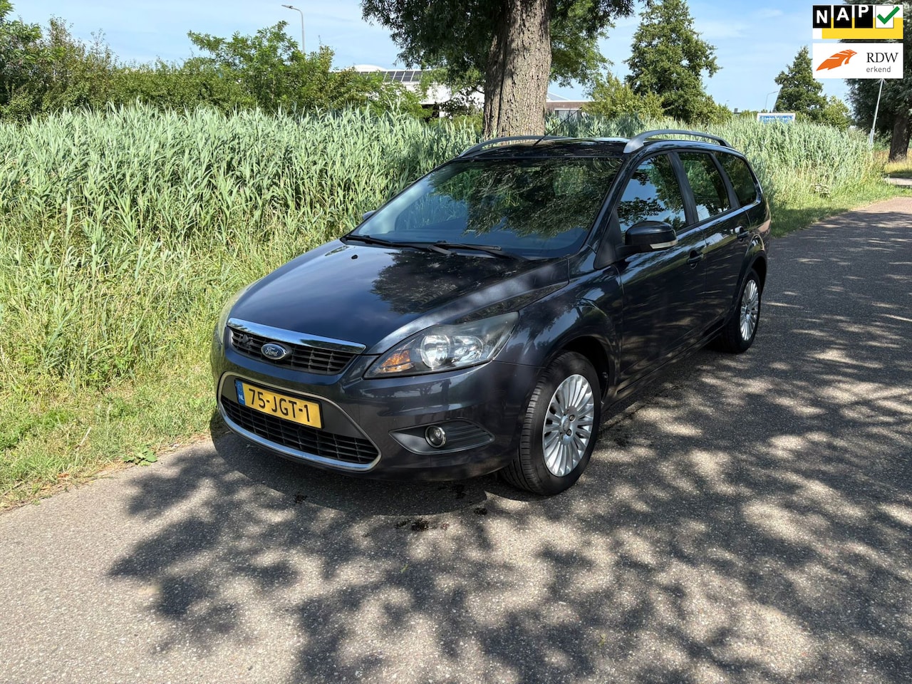 Ford Focus Wagon - 1.8 Titanium Flexi Fuel Airco Cruise Navi Pdc - AutoWereld.nl