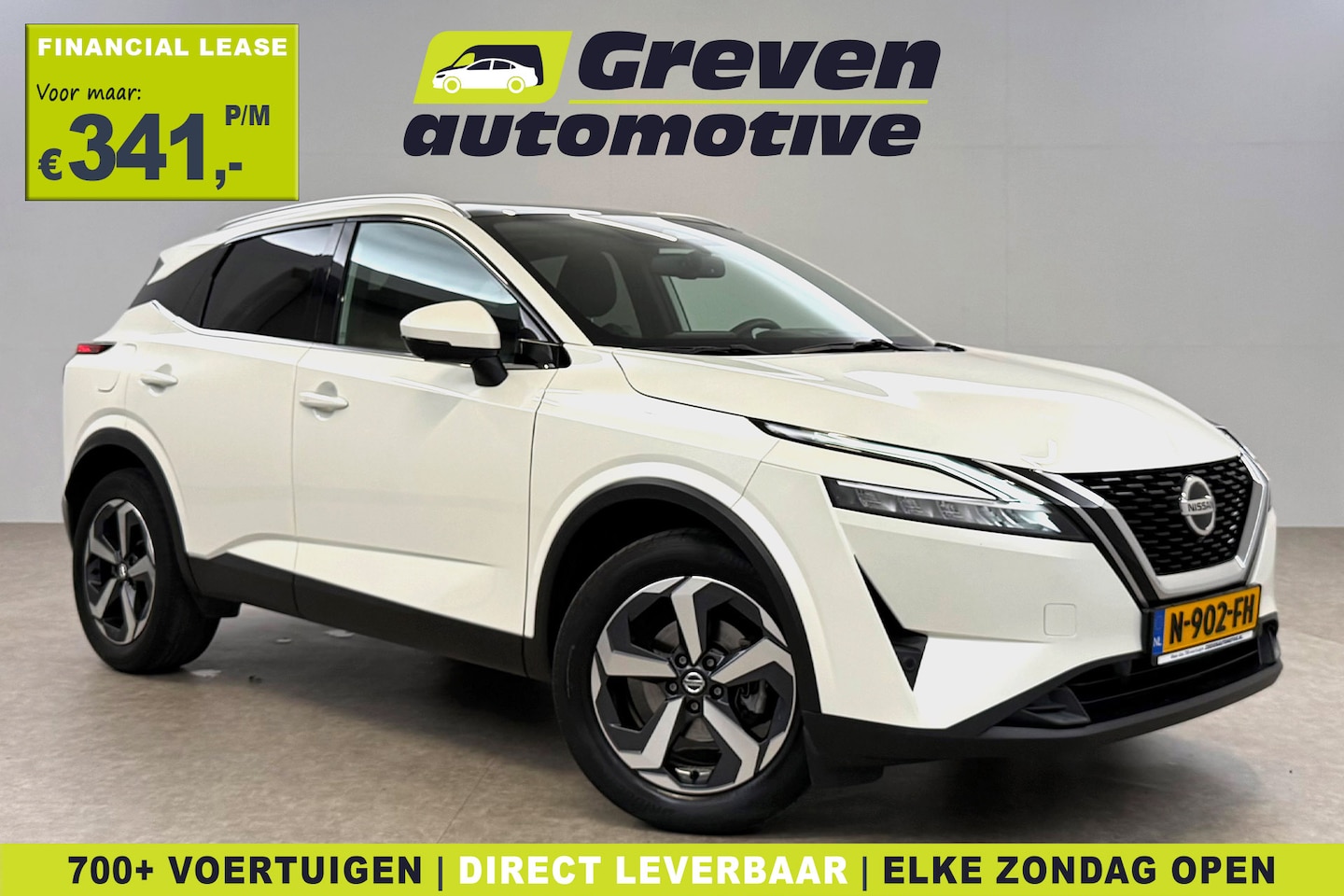 Nissan Qashqai - 1.3 MHEV | Pano | 360° | Virtual | HuD | Carplay | Cruise | Navi | NAP - AutoWereld.nl