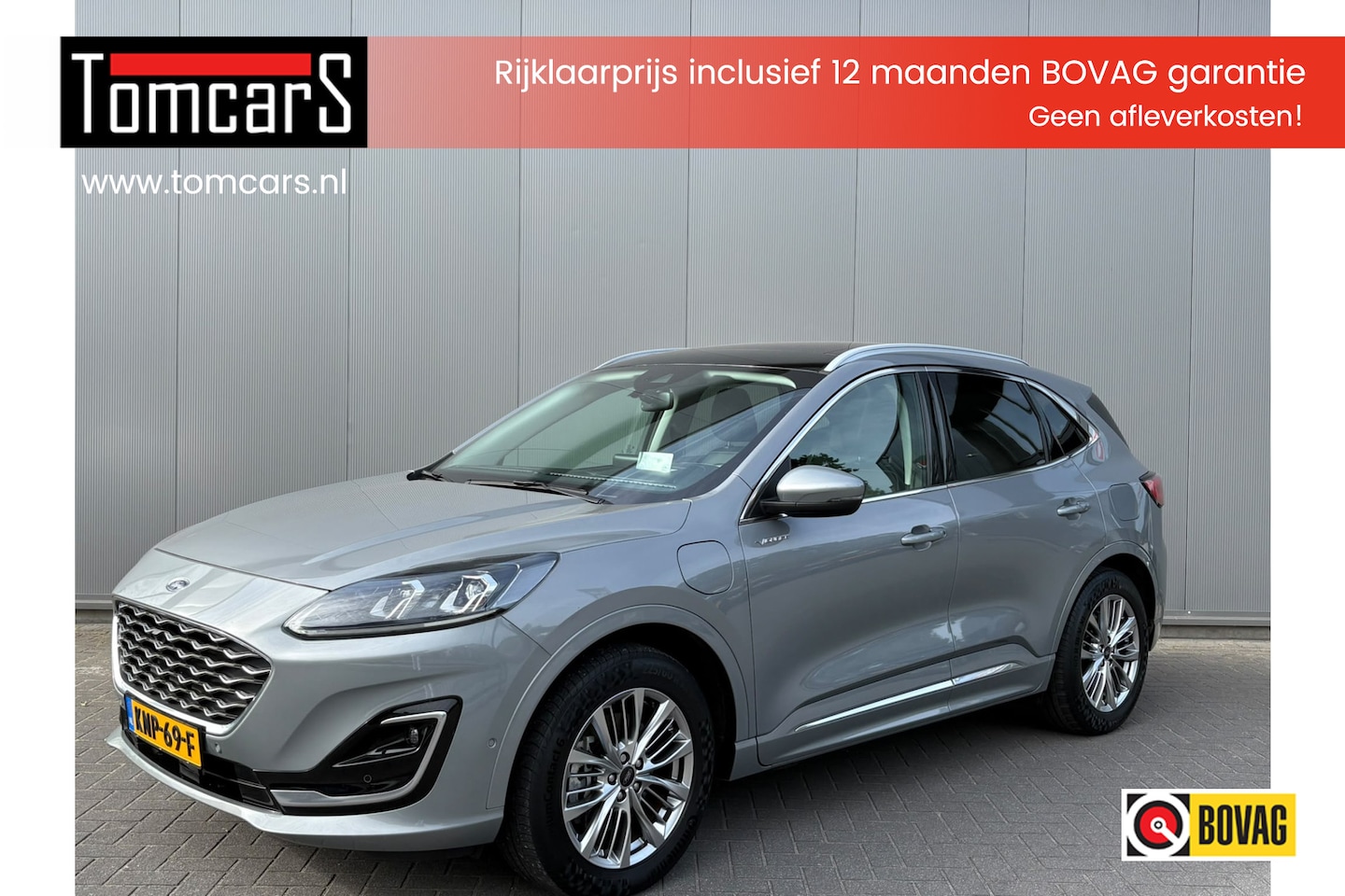 Ford Kuga - 2.5 PHEV Vignale Elektr.-Trekhaak/Pano-dak/Head-up/Winter-pack - AutoWereld.nl