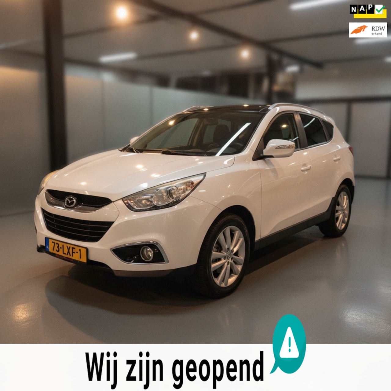 Hyundai ix35 - 2.0i i-Catcher-automaat-volledig dealer onderhouden-airco-nette auto - AutoWereld.nl