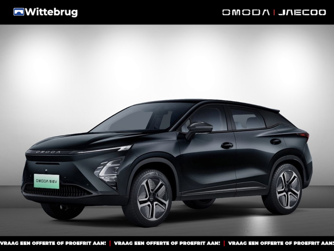 Omoda 5 - EV Premium 61 kWh Volledig Elektrisch met 430 km WLTP RANGE, Lederen bekleding en Stoelver - AutoWereld.nl