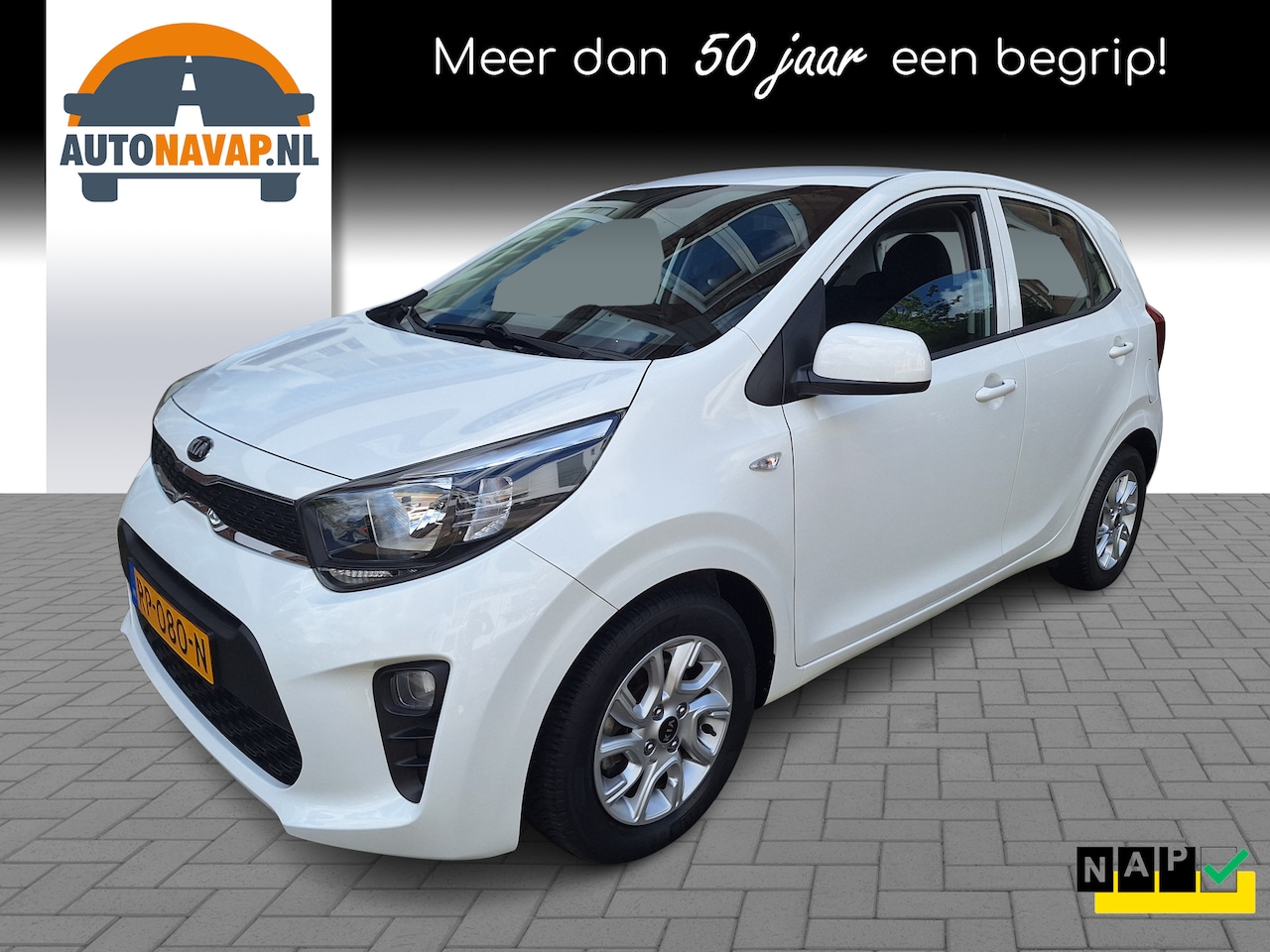 Kia Picanto - 1.0 CVVT ComfortPlusLine Navigator 5Drs /Camera/Navi/Apple/Android/1e Eig/Garantie - AutoWereld.nl