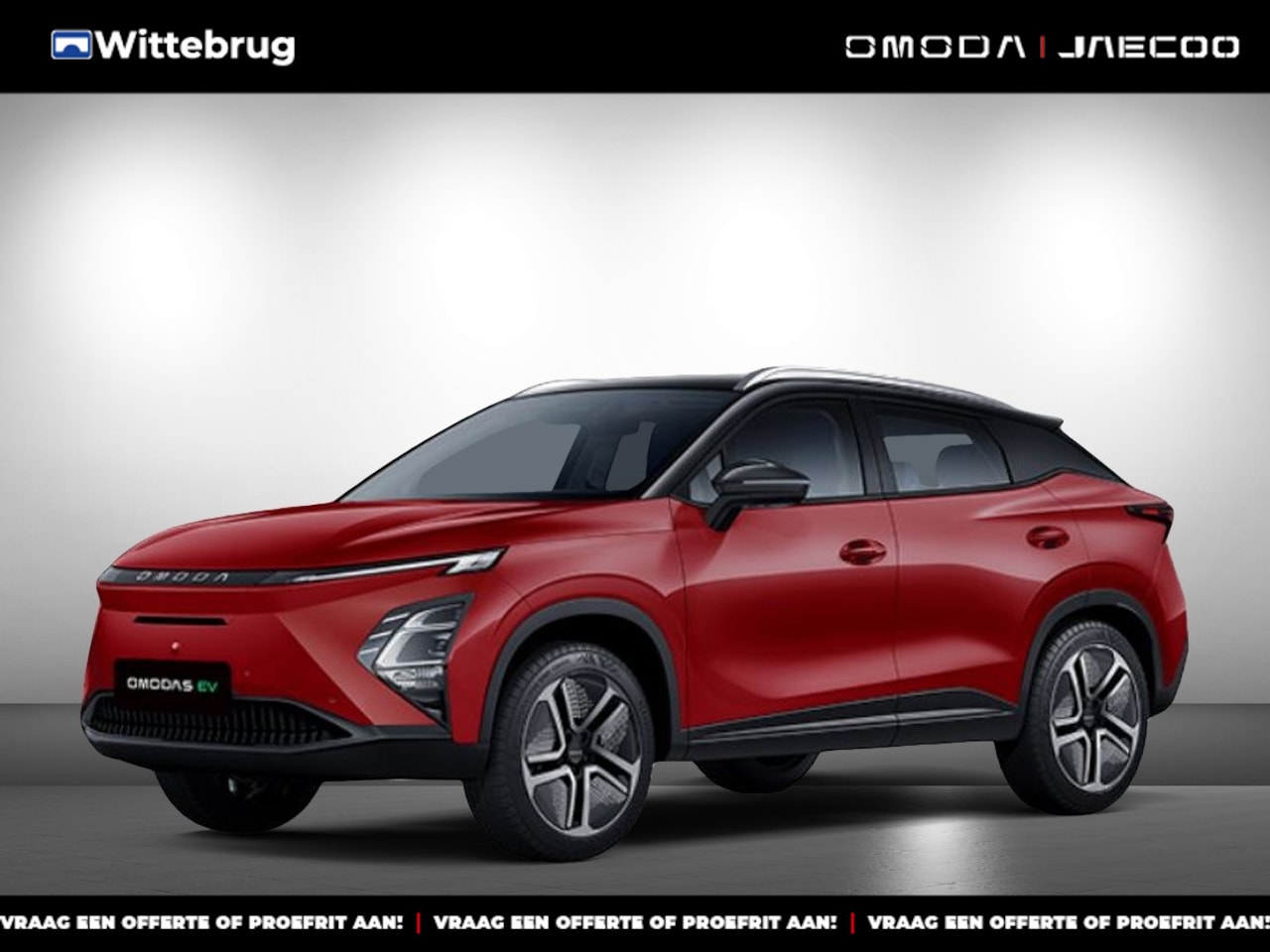Omoda 5 - EV Premium 61 kWh Volledig Elektrisch met 430 km WLTP RANGE, Lederen bekleding en Stoelver - AutoWereld.nl