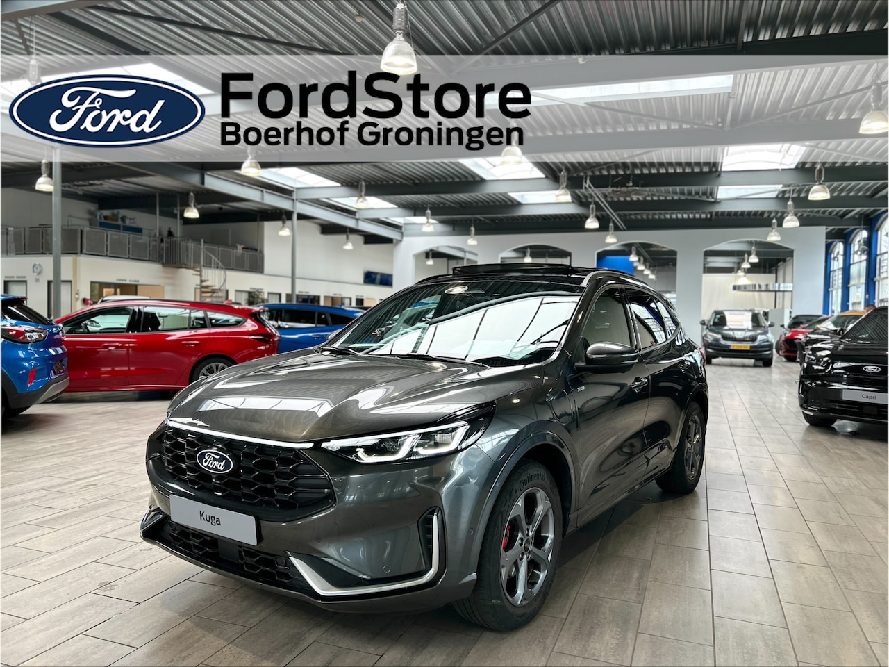 Ford Kuga - 2.5 PHEV 243 pk ST-Line X | Trekhaak | AGR stoelen | Pano | Matrix LED I Adapt Cruise I Wi - AutoWereld.nl