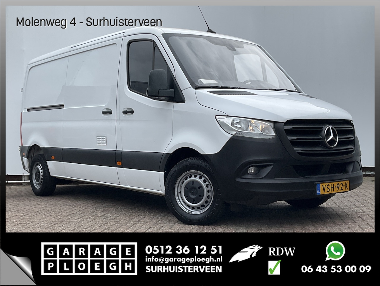Mercedes-Benz Sprinter - 3-Pers 314 2.2 CDI 143PK L2H1 Clima Cruise Audio Trekhaak 3-Persoons - AutoWereld.nl