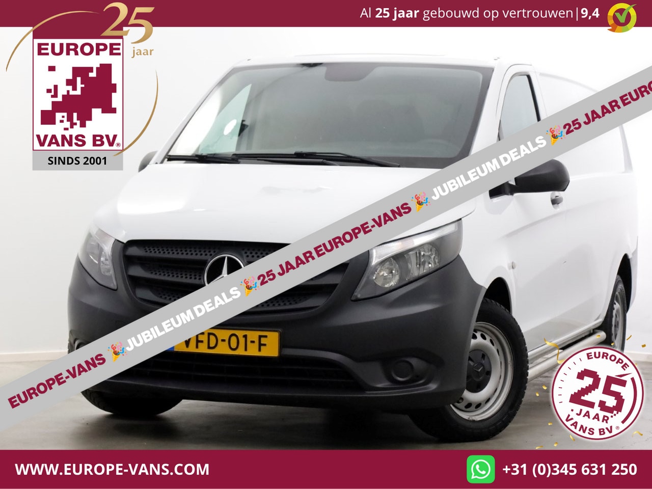 Mercedes-Benz Vito - 111 CDI 115pk XL Extra Lang Airco/Camera/Achterklep 02-2020 - AutoWereld.nl