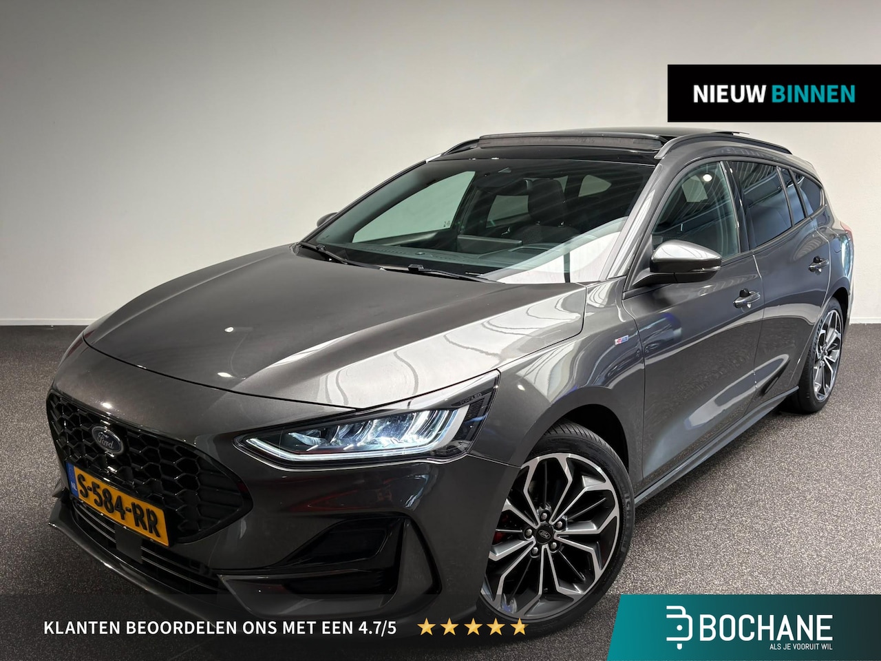Ford Focus Wagon - 1.0 EcoBoost Hybrid ST Line X | Panoramadak | Blindspot Detectie | Stoelverwarming | - AutoWereld.nl