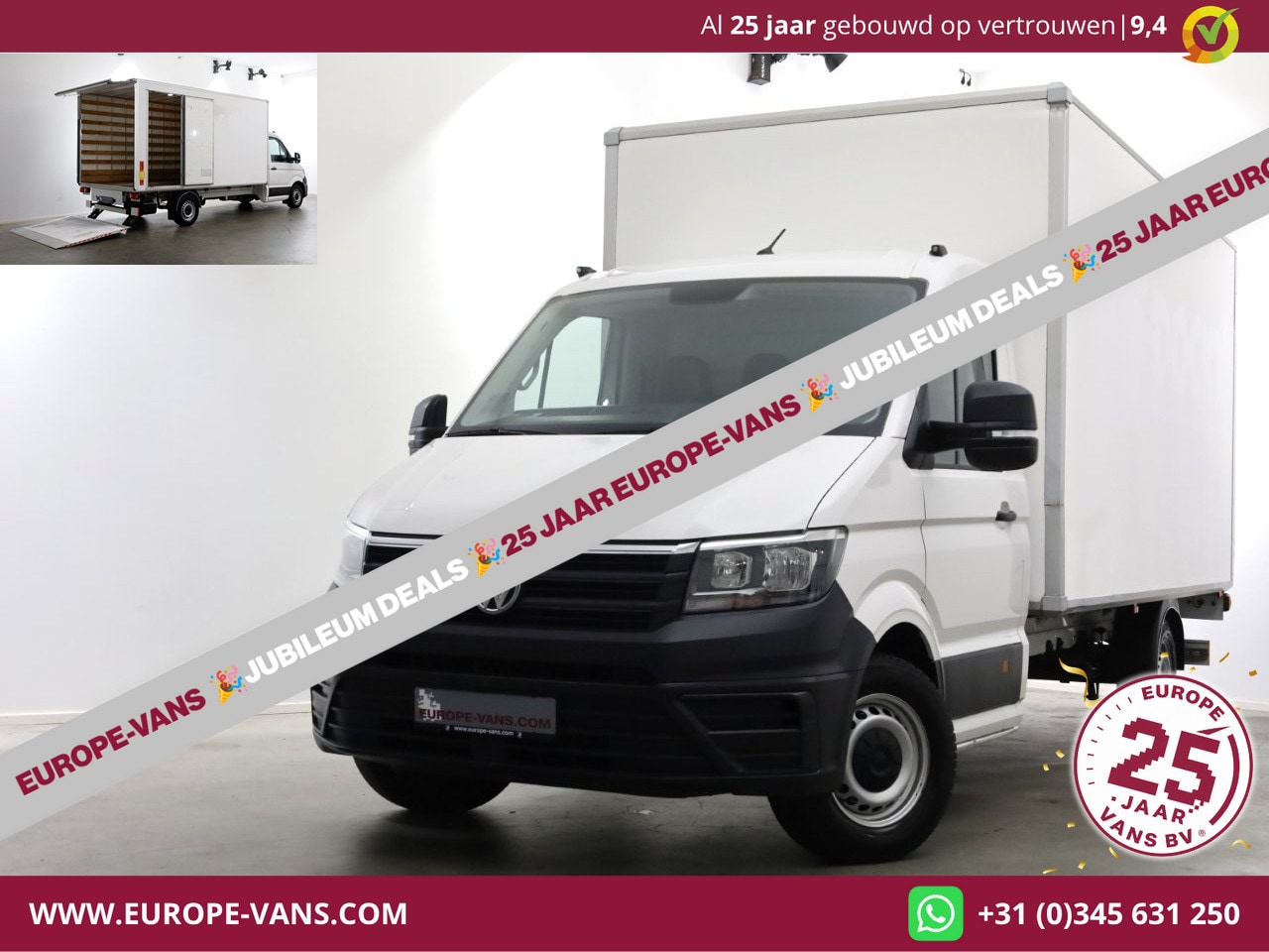 Volkswagen Crafter - 35 2.0 TDI 140pk Bakwagen met laadklep en zijdeur 03-2022 - AutoWereld.nl