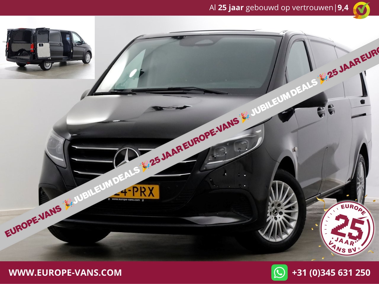 Mercedes-Benz Vito - 116 CDI 163pk 9G Automaat XL Extra Lang 4x4 ZG2 LED/ACC/2x Schuifdeur 05-2024 - AutoWereld.nl