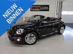 Volkswagen Beetle Cabriolet - 1.2 TSI Design 2018 Airco-ecc Navigatie App connect Stoelverwarming 18 inch Disc LED Chroo