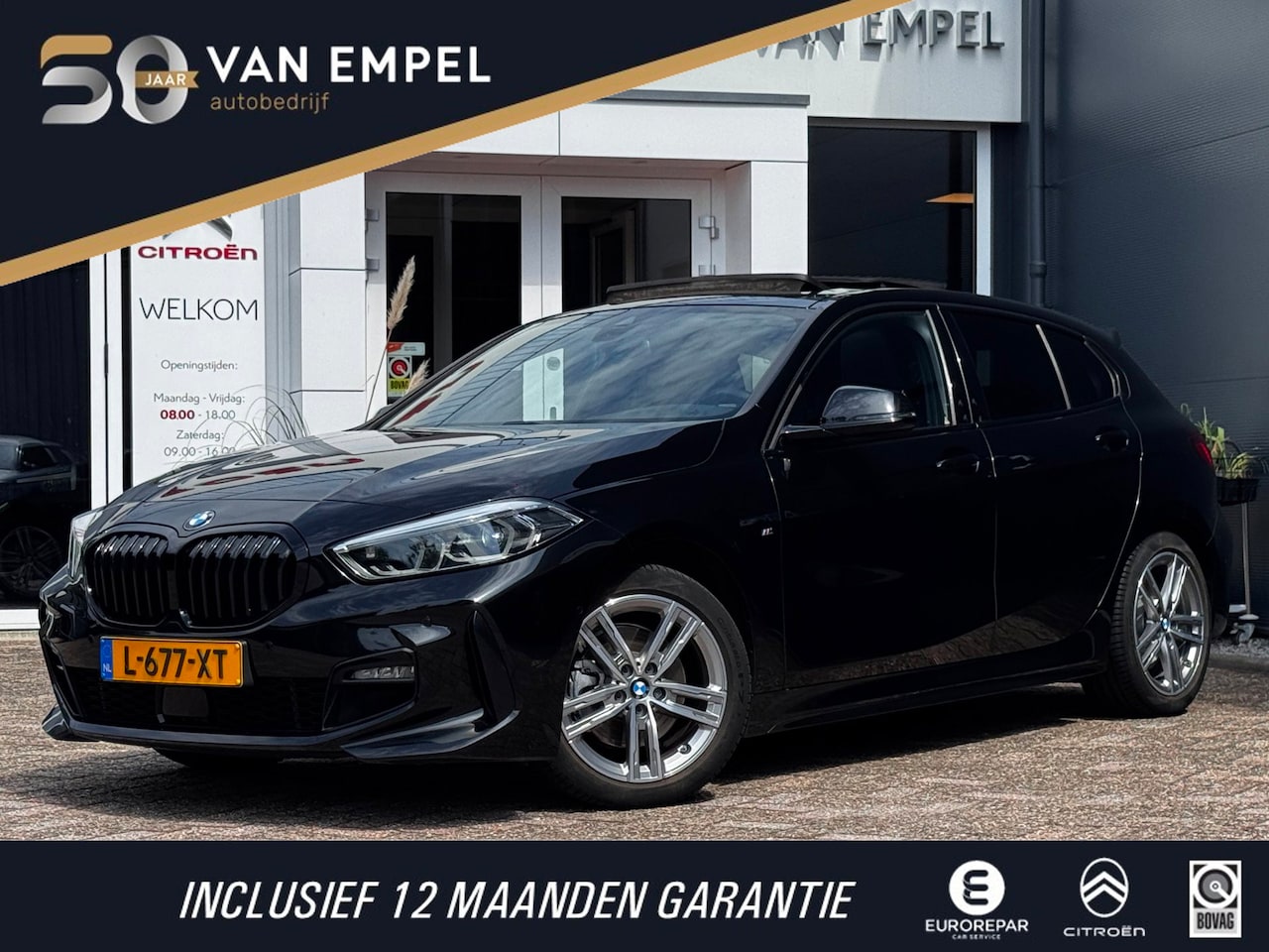 BMW 1-serie - 118i M-Sport | Pano | NL-Auto | Leder + Sportstoelen | Camera | Stoelverwarming - AutoWereld.nl
