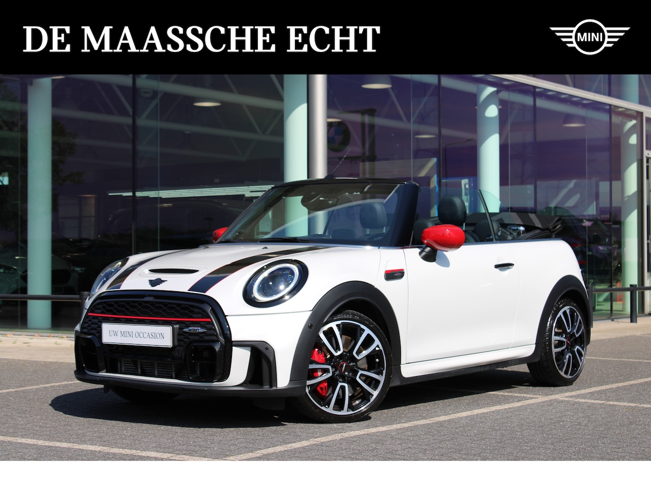 MINI Cabrio - John Cooper Works Automaat / Sportstoelen / Comfort Access / Achteruitrijcamera / Active C - AutoWereld.nl