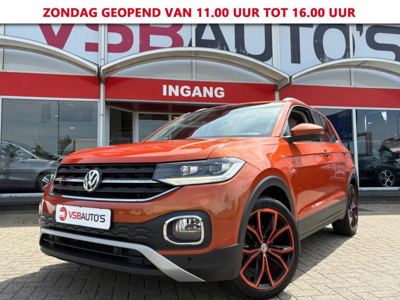 Volkswagen T-Cross - 1.0 TSI AUT. 115PK ORANGE-EDITION LED CARPLAY CAMERA NAVI AIRCO LMV PDC - AutoWereld.nl