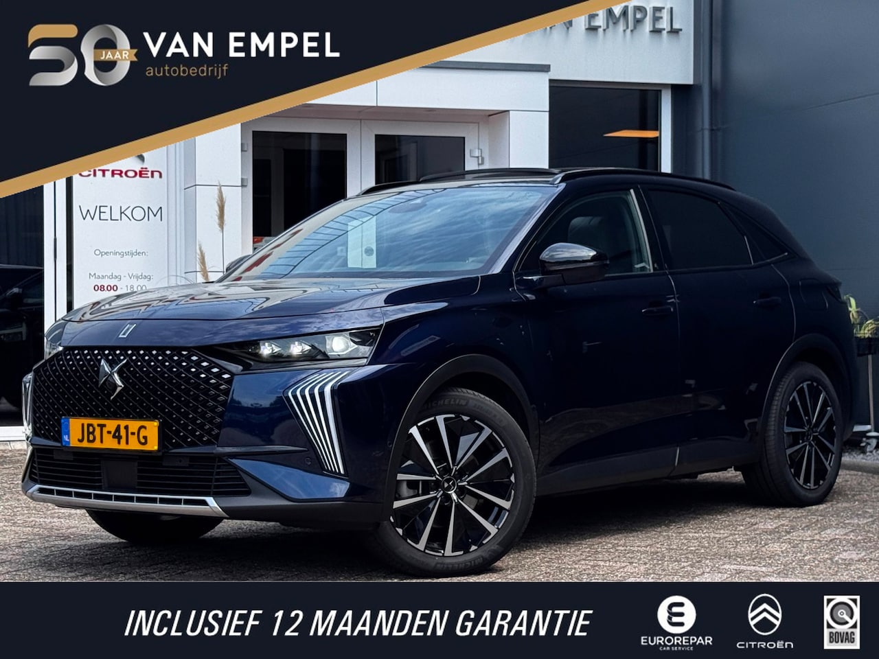 DS 7 - 1.6 PHEV 300 4x4 Pallas | 100% SOH | Panoramadak | Leder + Memory | NL-Auto | Focal Sound - AutoWereld.nl