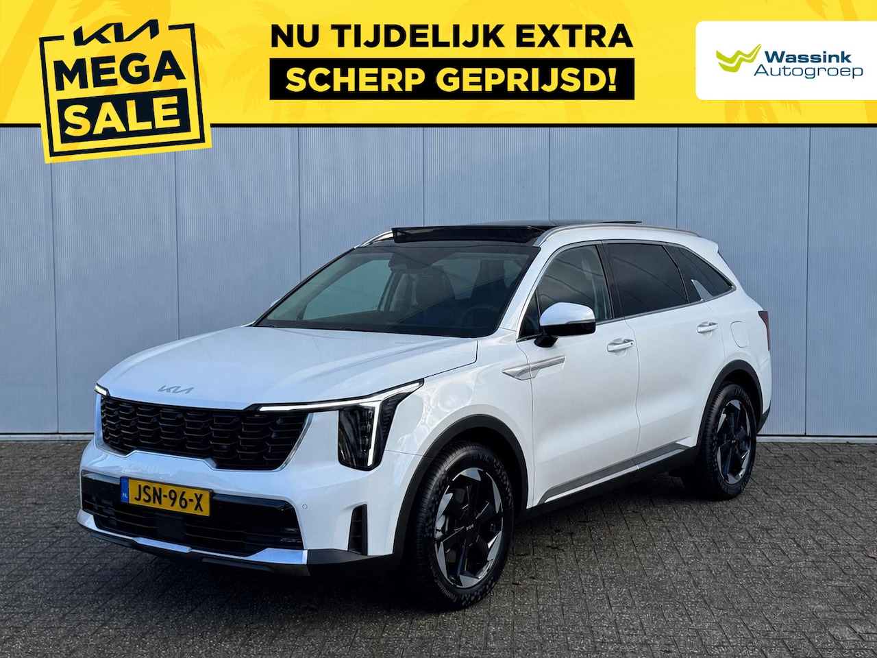 Kia Sorento - 1.6 T-GDi Plug-in Hybrid 4WD DynamicPlusLine 7p 7 Zits | Stoel- stuurverwarming | Adaptive - AutoWereld.nl
