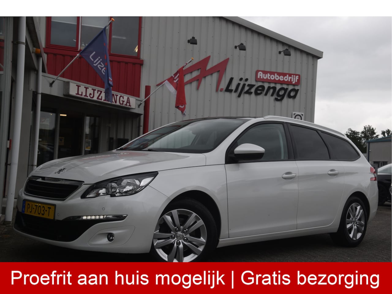 Peugeot 308 SW - 1.6 BlueHDI Blue Lease Executive Navi | Trekhaak | Pano | PDC | LMV | Clima | Bluetooth - AutoWereld.nl