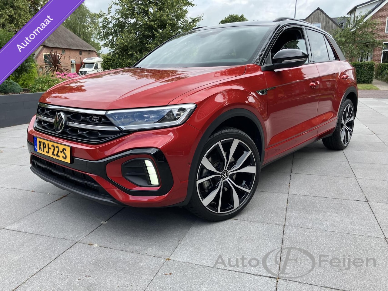 Volkswagen T-Roc - 1.5 TSI DSG R-LINE EDITION , BLACK STYLE , AFN TREKHAAK , KEYLESS ENTRY , IQ-LIGHT , LED , - AutoWereld.nl