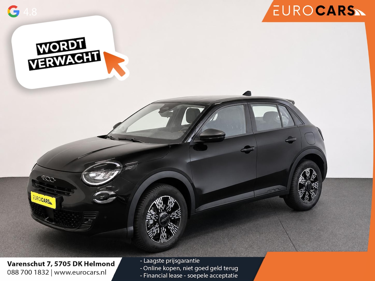 Fiat 600 - 1.2 Hybrid Icon Wireless CarPlay Stoelverwarming Cruise Control PDC+Camera achter Full  LE - AutoWereld.nl