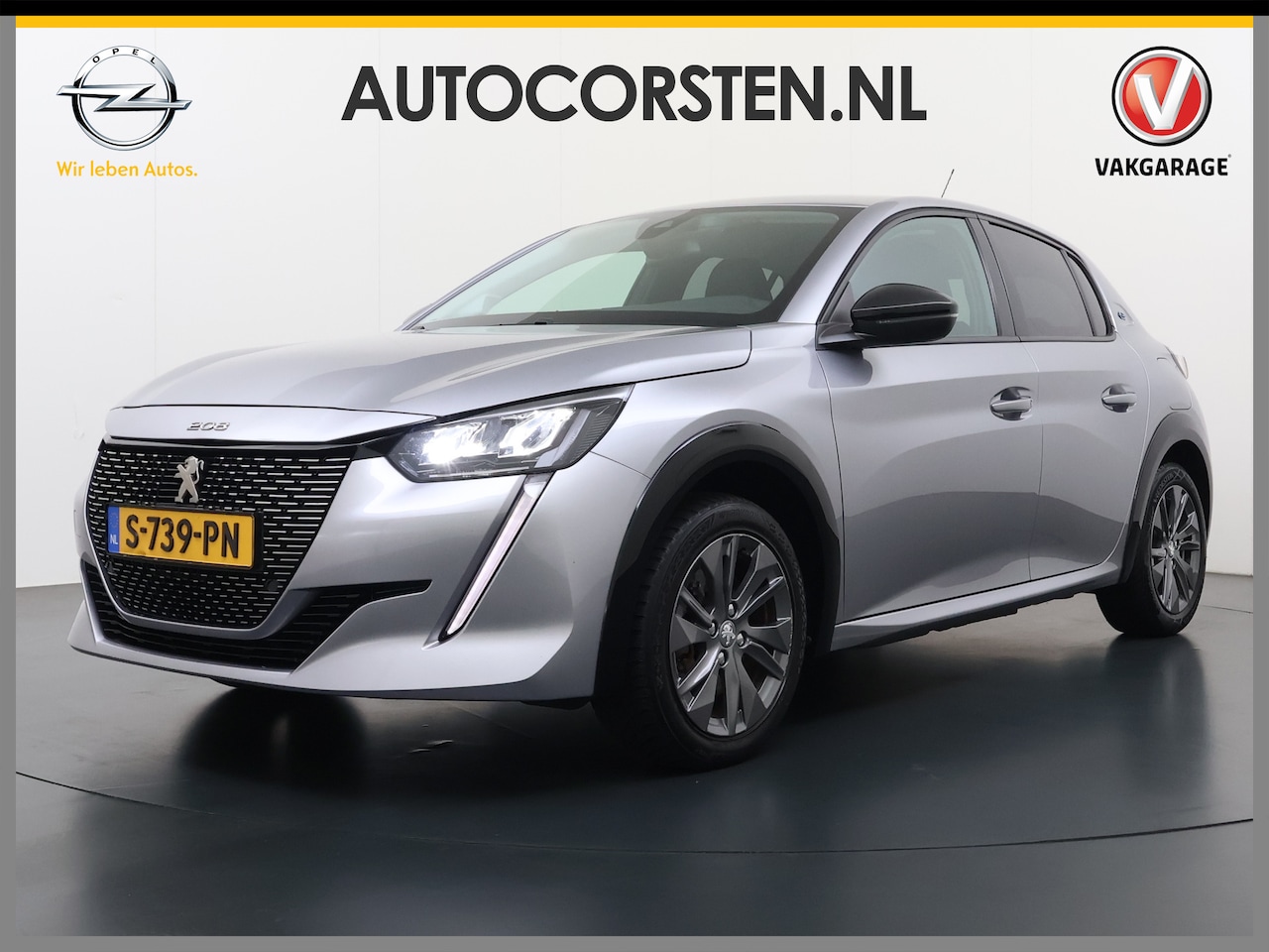 Peugeot e-208 - EV 5Drs Allure Pack 50kWh SOH 90% 360°Camera Stoelverwarming 3D-Navi Ecc Pdc Apple Carplay - AutoWereld.nl