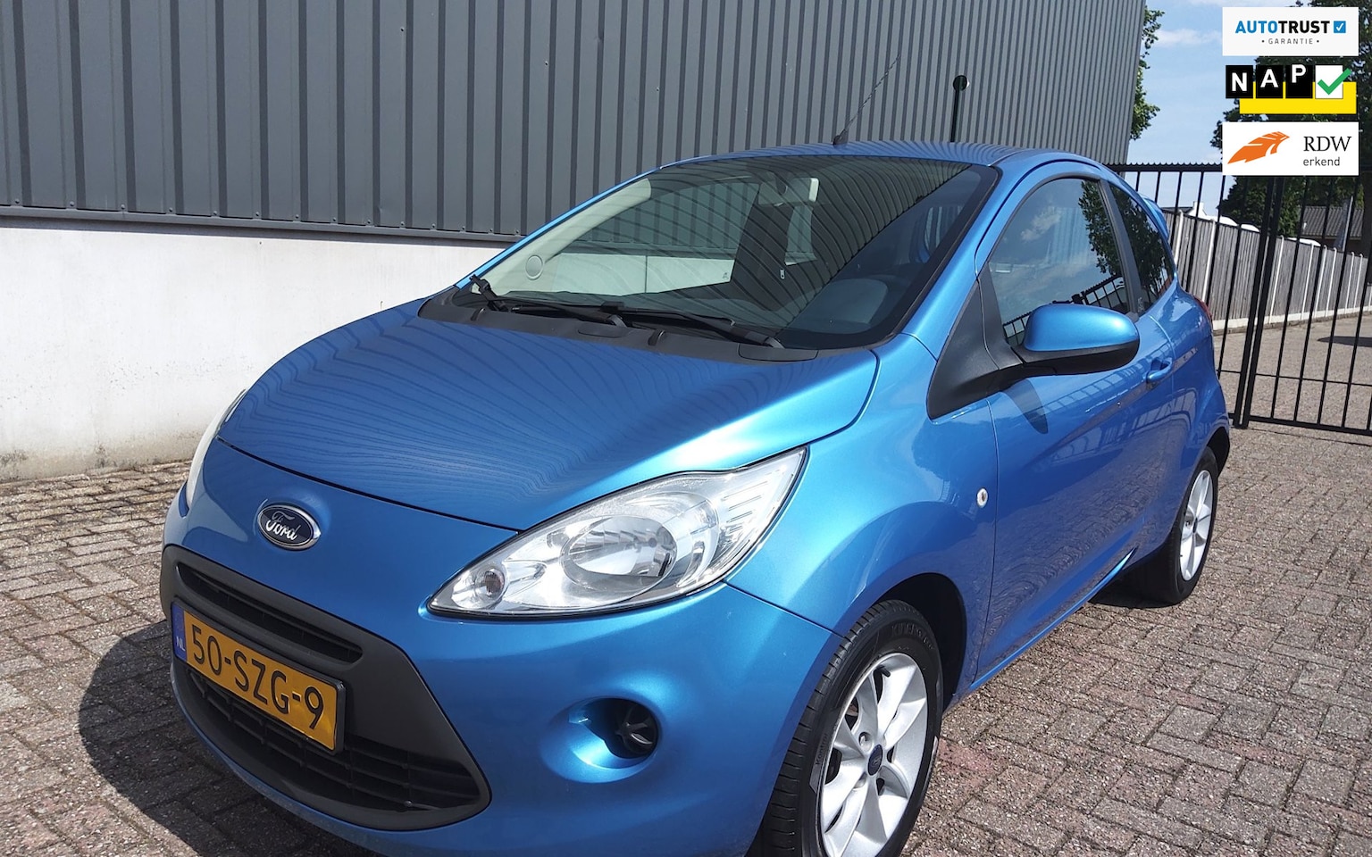Ford Ka - 1.2 Cool & Sound start/stop|AIRCO|met achterspoiler! - AutoWereld.nl