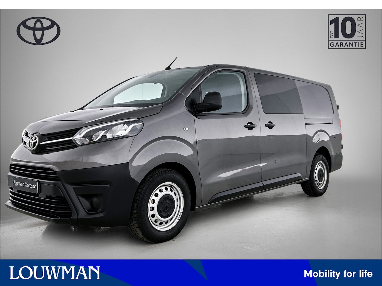 Toyota PROACE Long Worker - 2.0 D-4D L2D Challenger DC | Dubbel cabine | Trekhaak | Apple CarPlay/Android Auto | achte - AutoWereld.nl