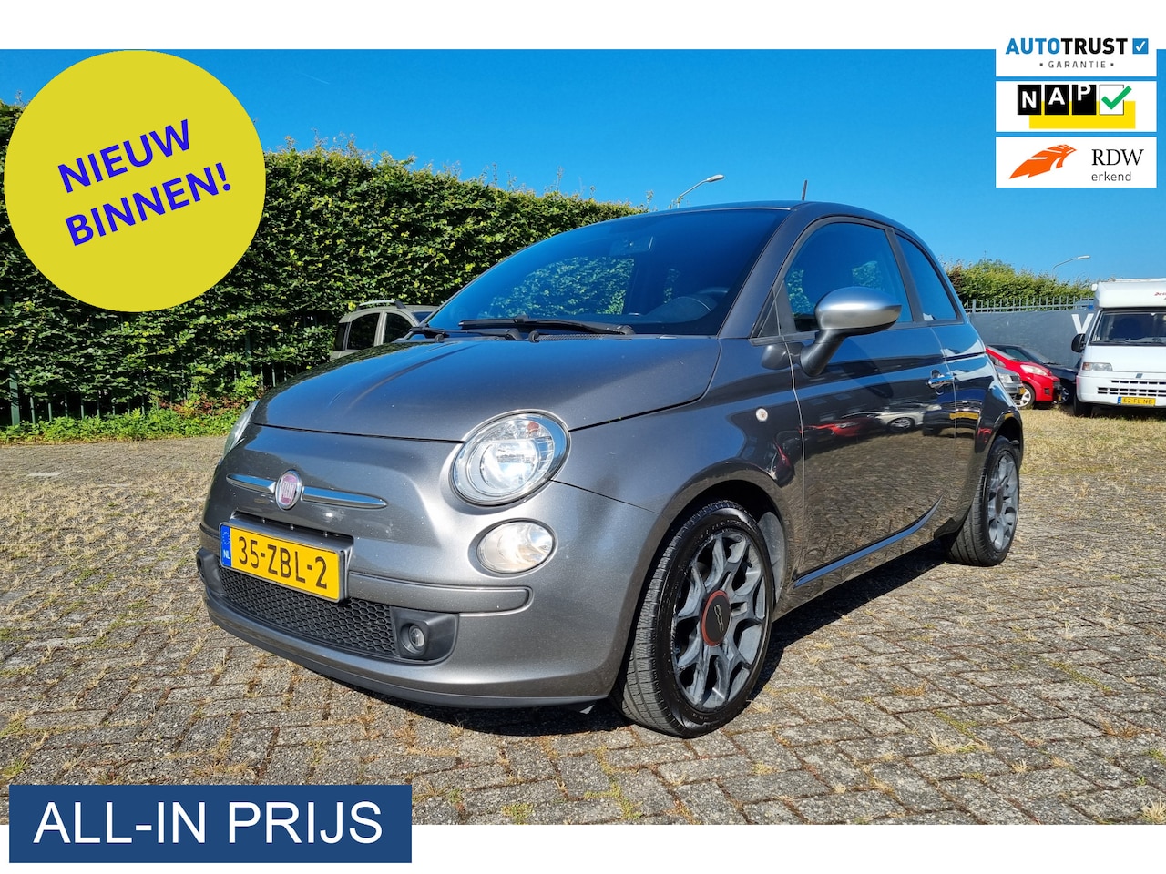 Fiat 500 - 0.9 TwinAir Street SPORT ✅COMPLETE AUTO! - AutoWereld.nl
