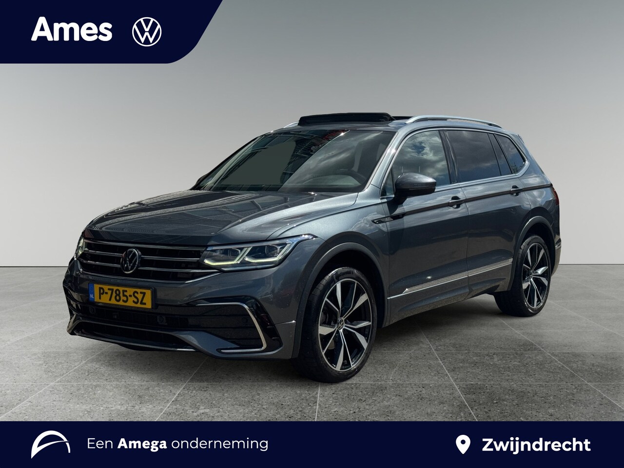 Volkswagen Tiguan Allspace - 1.5 150pk TSI R-Line Business+ 7p. Panoramaschuif-kanteldak | Navigatie 'Discover Pro | Wi - AutoWereld.nl