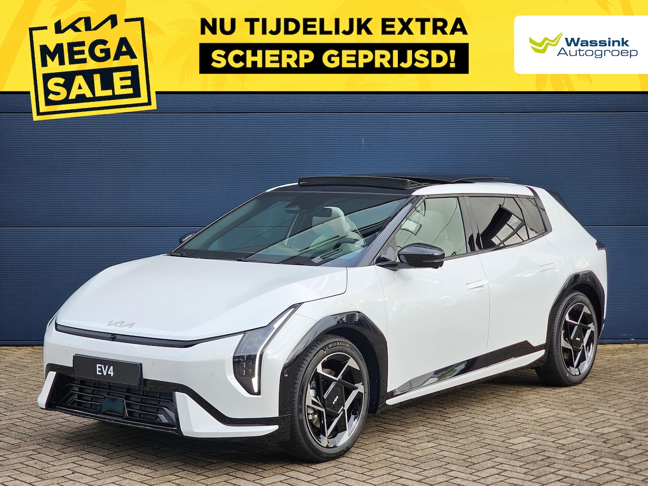 Kia EV4 - 81,4 kWh 204PK GT-PlusLine | Navigatie | Stoelverwarming | 360 camera | Parkeersensoren | - AutoWereld.nl