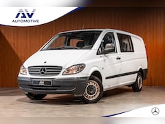 Mercedes-Benz Vito - 109 CDI 320 Lang DC | Marge | BTW Vrij | Trekhaak | Elek ramen | Houten vloer | Dubbel cab