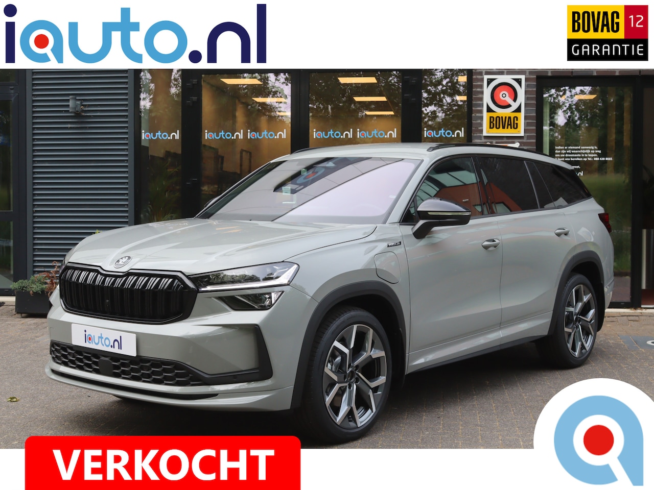 Skoda Kodiaq - 1.5 TSI PHEV Sportline Business Matrix LED/ACC/Keyless/Camera/20"/Elek. stoel/Trekhaak weg - AutoWereld.nl