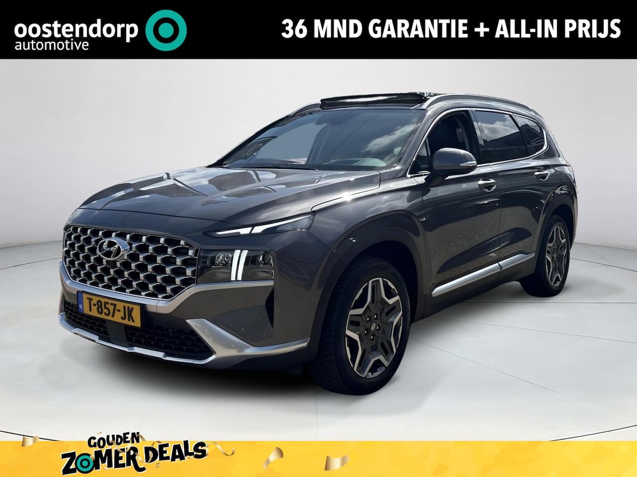 Hyundai Santa Fe - 1.6 T-GDI PHEV Premium Sky Trekhaak | 360° Camera | Stoelverwarming/Koeling | Memory seats - AutoWereld.nl
