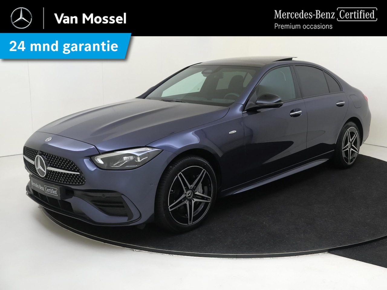 Mercedes-Benz C-klasse - 300 e Business Solution AMG /Panoramadak /Burmester 3D /HUD /Nightpakket /Winterpakket - AutoWereld.nl