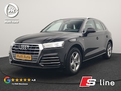 Audi Q5 - 50 TFSI e Quattro S Line PHEV 300pk Dealer O.H. | Trekhaak Af Fabriek | Luchtvering | Alca