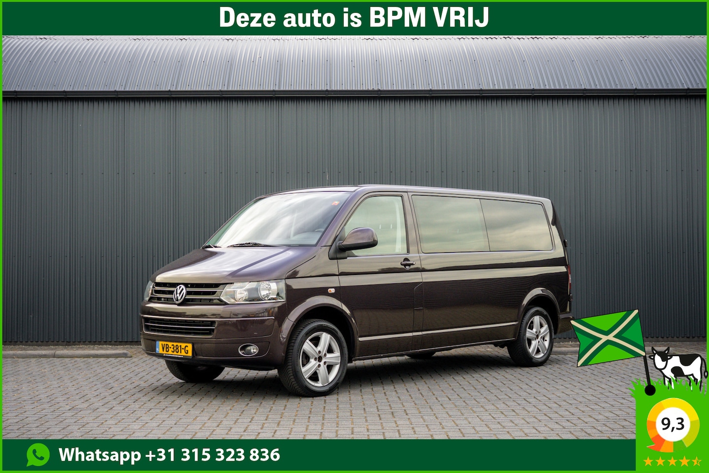 Volkswagen Transporter - 2.0 TDI L2H1 | 140 PK | 5-Zits | Cruise | Airco | Trekhaak - AutoWereld.nl