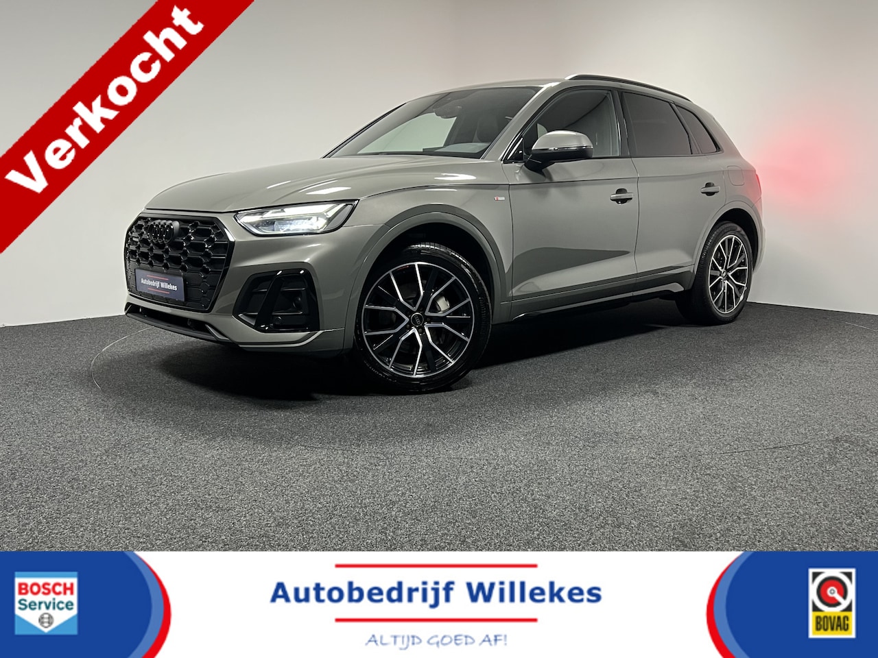 Audi Q5 - 50 TFSI e S edition Competition | MATRIX | CHRONOS GRIJS | NAVI | TREKHAAK | KEYLESS | ACC - AutoWereld.nl