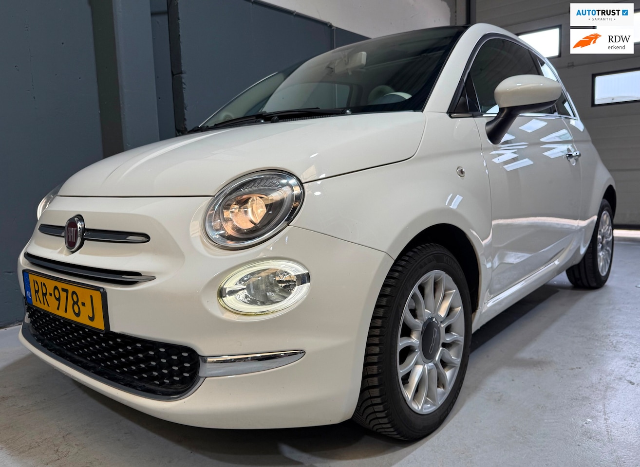 Fiat 500 - 0.9 TwinAir Turbo Lounge/NAP/NETTE AUTO/CARPLAY/ - AutoWereld.nl