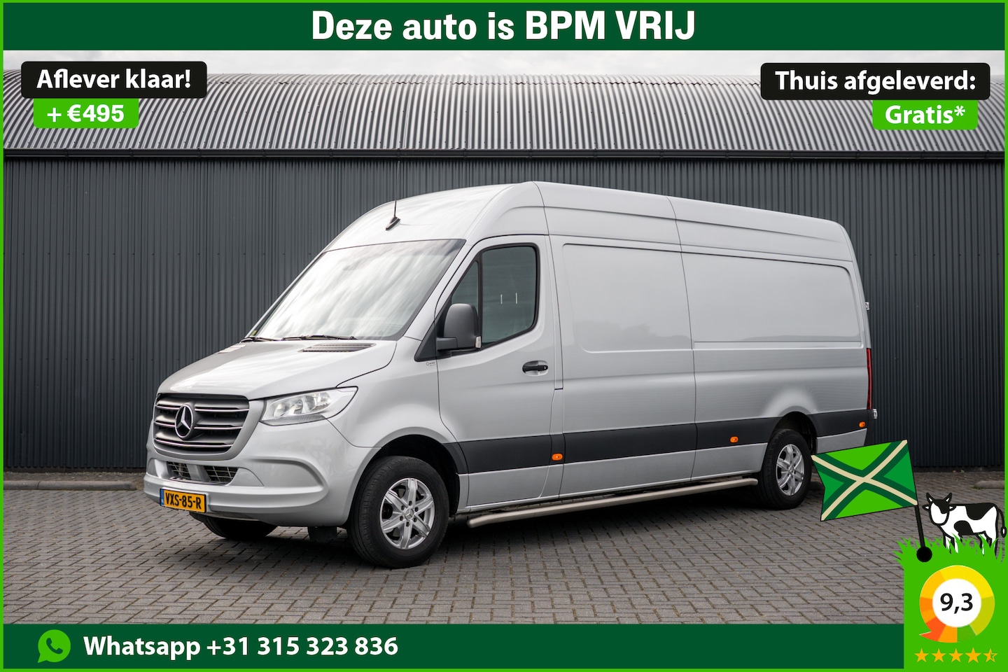 Mercedes-Benz Sprinter - 315 CDI RWD L3H2 | ZGAN | Automaat | 1e Eigenaar | Camera | Carplay | Cruise | Mbux | Clim - AutoWereld.nl