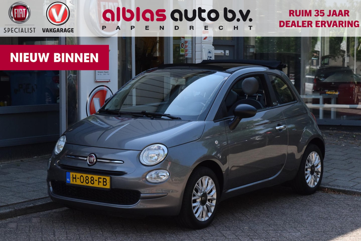 Fiat 500 C - 0.9 TwinAir Turbo Young|Nav|Cruise|15"|Orig.NL - AutoWereld.nl
