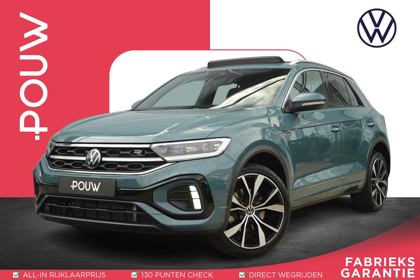 Volkswagen T-Roc - 1.5 TSI 150pk DSG R-Line Business | Panoramadak | Keyless | Beats Audio | Dodehoek Detecti - AutoWereld.nl