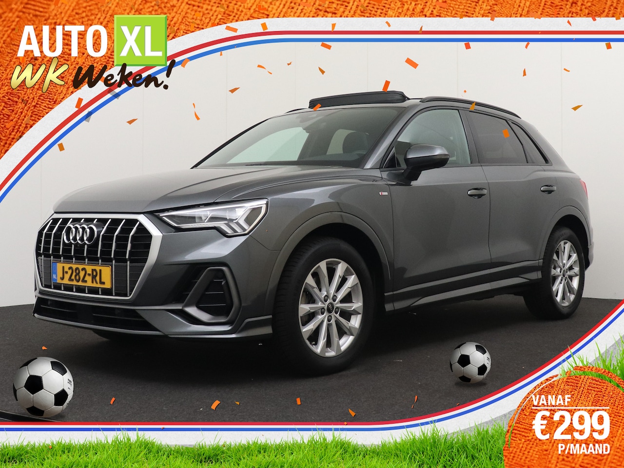 Audi Q3 - 2.0 TDI 150 PK Aut. S-Line Pano-Dak Leder Adapt.Cruise Camera - AutoWereld.nl
