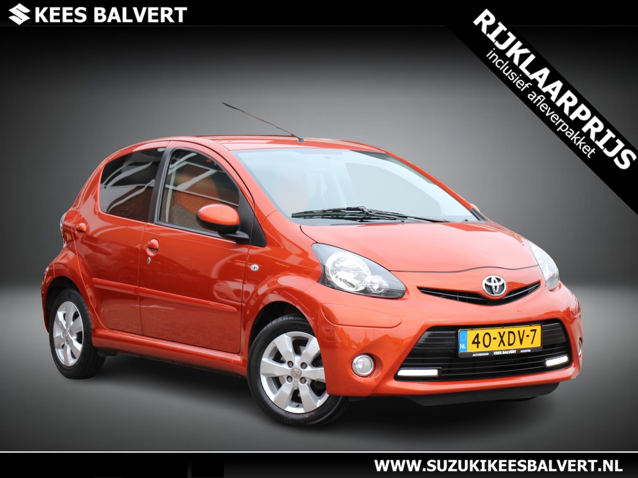 Toyota Aygo - 1.0 5drs Dynamic Orange | Airco | Dealer onderhouden | 1e eigenaar | Bluetooth | - AutoWereld.nl
