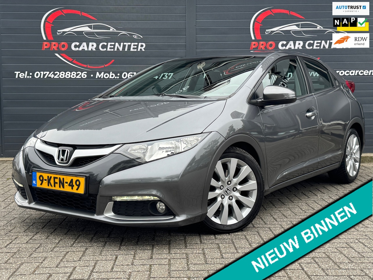 Honda Civic - 1.4 Sport CLIMATE | CRUISE | CAM | EL.RAMEN | NAP | LMV | APK - AutoWereld.nl