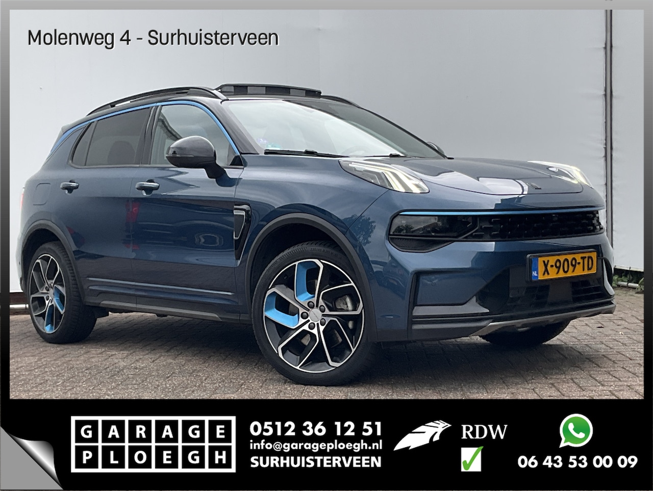 Lynk & Co 01 - 1.5 262pk PHEV Zwarte Hemel 360°Cam Stoelverw. Pano.dak Plug-in - AutoWereld.nl