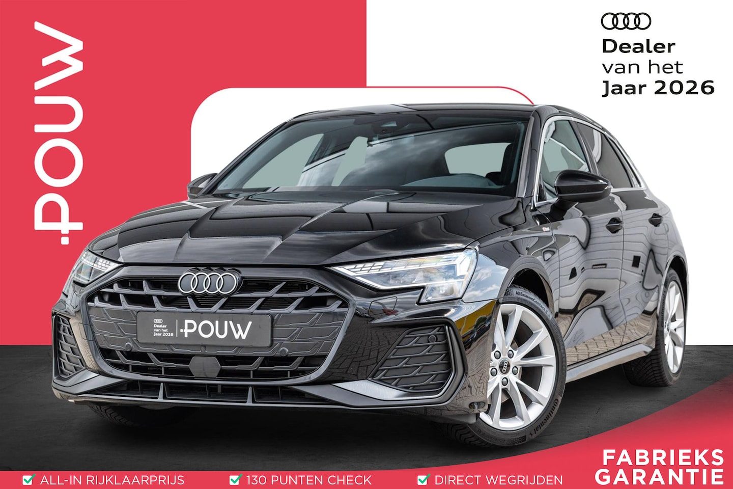 Audi A3 Sportback - 35 TFSI 150pk S-tronic S edition | Achteruitrijcamera | Stoelverwarming | Adaptive Cruise - AutoWereld.nl
