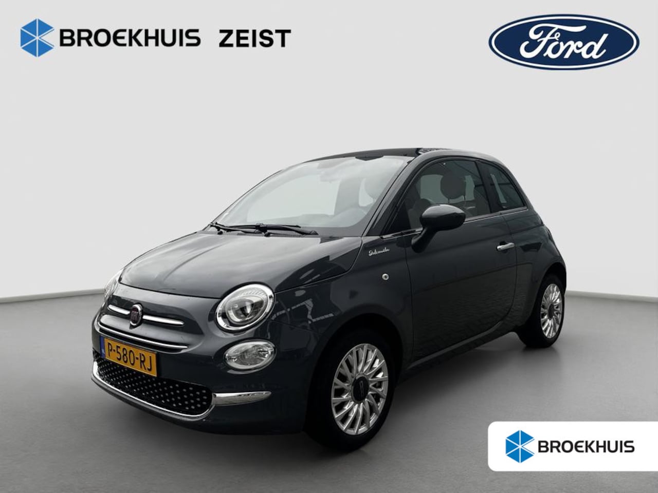 Fiat 500 - 1.0 Hybrid Dolcevita | Panoramadak | Cruise control | Bluetooth | Half leder - AutoWereld.nl