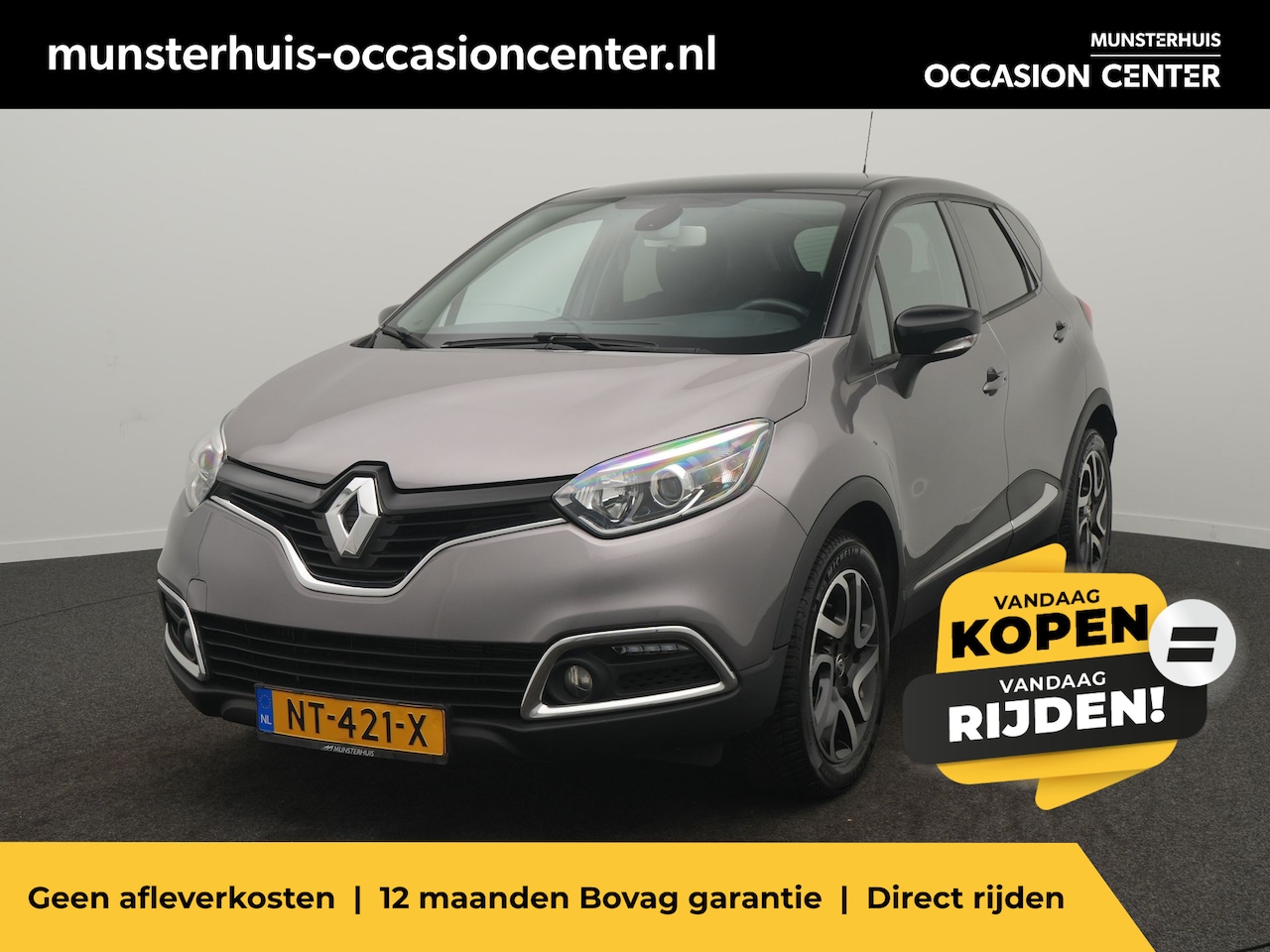 Renault Captur - TCe 90 Dynamique - RIJKLAARPRIJS - Eerste Eigenaar - All Seasonbanden - Achteruitrijcamera - AutoWereld.nl