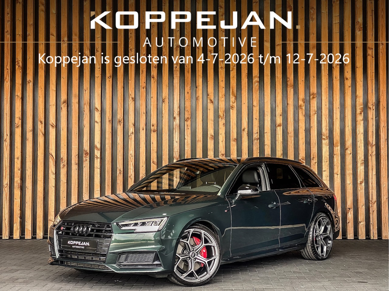 Audi A4 Avant - S4 3.0 TFSI 354pk Quattro Pro Line Plus | UNIEK! | GOTLAND GREEN METALLIC | STOELVENTILATI - AutoWereld.nl