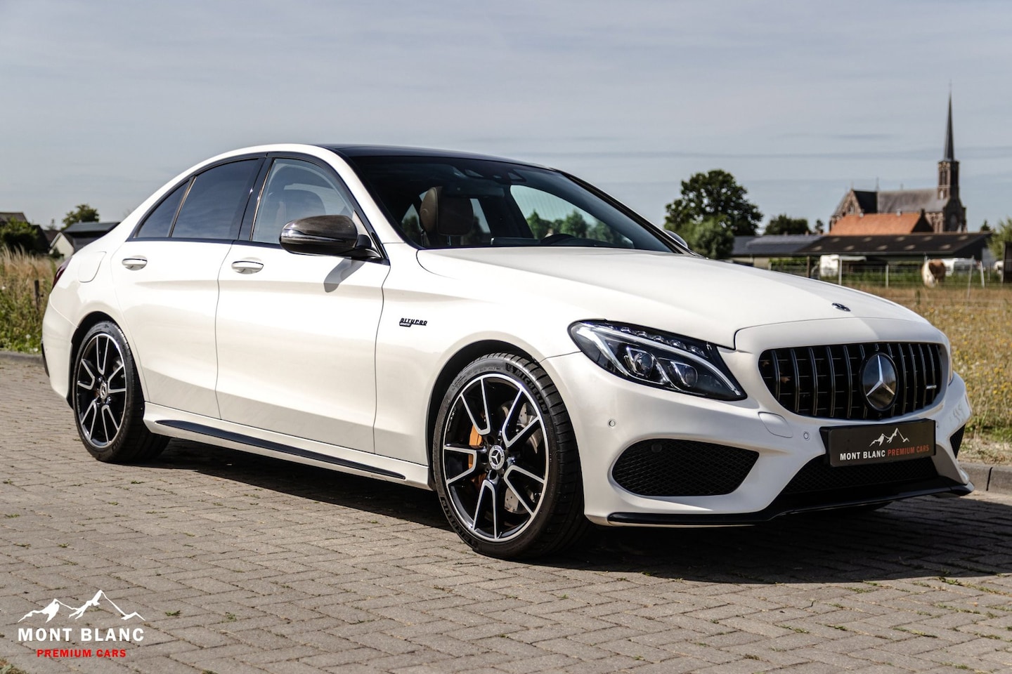 Mercedes-Benz C-klasse - 450 AMG 4MATIC|Designo|Burmester|Pano.|Carbon|HUD - AutoWereld.nl